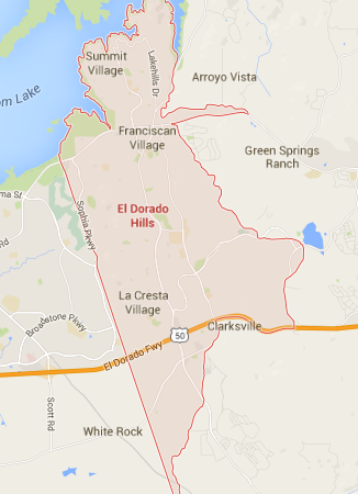 El Dorado Hills Property Management Map